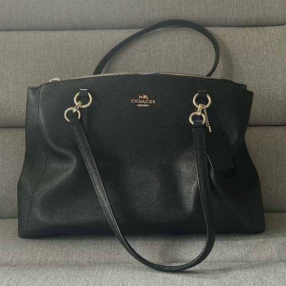 Coach - Black Christie Carryall Bag - Picture 1 of 5